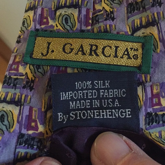 ✨🎁J Garcia Purple Designer Tie🎁✨ - Picture 5 of 5